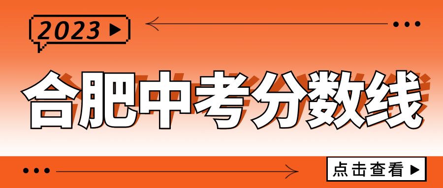 2023年合肥中考各分数段人数已经公布